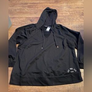 City chic V neck hoodie NEW 20 plus